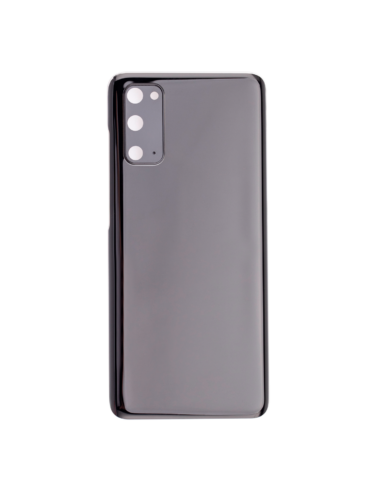 Back Cover Glass With Camera Lens For Samsung Galaxy S20 5G (No Logo) (Aftermarket Plus) (Cosmic Black) – Image 3