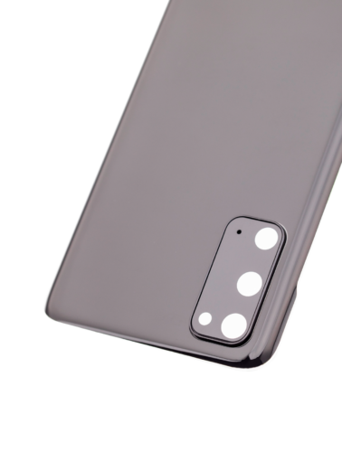 Back Cover Glass With Camera Lens For Samsung Galaxy S20 5G (No Logo) (Aftermarket Plus) (Cosmic Black) – Image 8