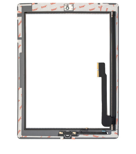 Vitre tactile (digitizer) pour iPad 3 / iPad 4 (Home Button Pre-Installed For iPad 4) (compatible qualité supérieure) (blanc) – Image 5