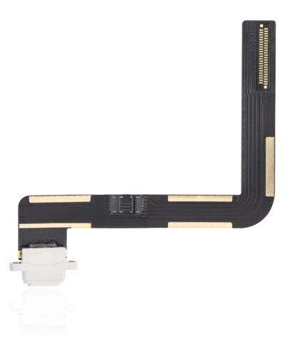 Charging Port Flex Cable For iPad Air 1 / iPad 5 (2017) / iPad 6 (2018) (Soldering Required) (Aftermarket Plus) (White) – Image 4