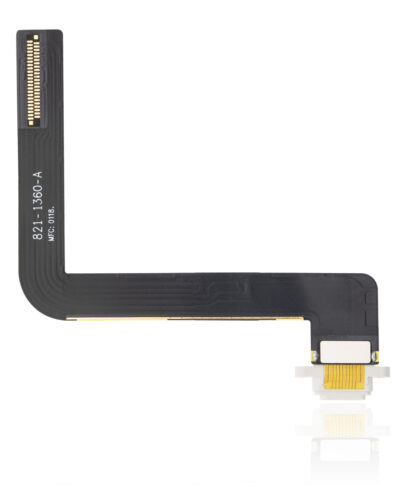 Charging Port Flex Cable For iPad Air 1 / iPad 5 (2017) / iPad 6 (2018) (Soldering Required) (Aftermarket Plus) (White) – Image 5