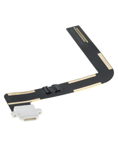 Charging Port Flex Cable For iPad Air 1 / iPad 5 (2017) / iPad 6 (2018) (Soldering Required) (Aftermarket Plus) (White) – Image 6