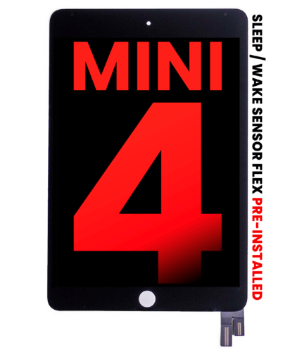 Écran LCD complet avec vitre tactile (digitizer) pour iPad Mini 4 (compatible qualité supérieure) (noir) – Image 7