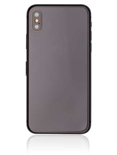 Coque arrière avec petits composants préinstallés pour iPhone X (Pièce d'origine d'occasion : Grade C) (Gris sidéral) – Image 2