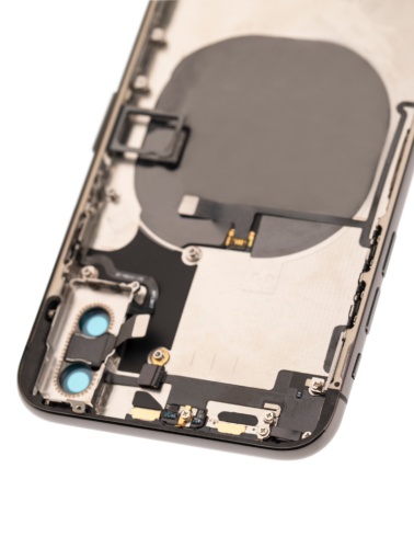 Coque arrière avec petits composants préinstallés pour iPhone X (Pièce d'origine d'occasion : Grade C) (Gris sidéral) – Image 7