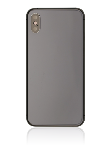 Back Housing W/ Small Components Pre-Installed For iPhone XS (Used OEM Pull: Grade A) (Space Gray) – Image 2
