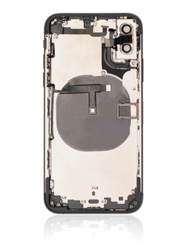 Back Housing W/ Small Components Pre-Installed For iPhone XS (Used OEM Pull: Grade A) (Space Gray) – Image 3
