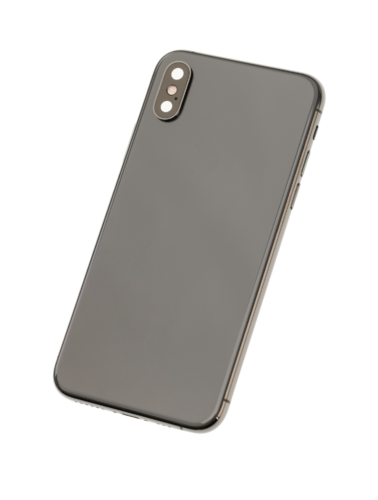 Back Housing W/ Small Components Pre-Installed For iPhone XS (Used OEM Pull: Grade A) (Space Gray) – Image 4