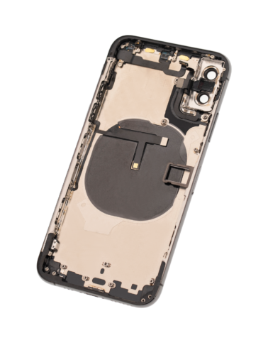Back Housing W/ Small Components Pre-Installed For iPhone XS (Used OEM Pull: Grade A) (Space Gray) – Image 5