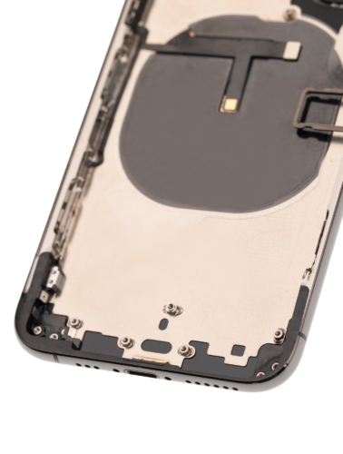 Back Housing W/ Small Components Pre-Installed For iPhone XS (Used OEM Pull: Grade A) (Space Gray) – Image 7
