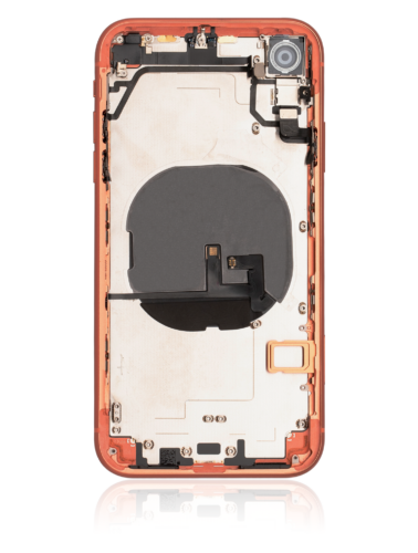 Back châssis W/ Small Components pré-installé pour iPhone XR (Used OEM Pull: Grade B) (corail) – Image 3