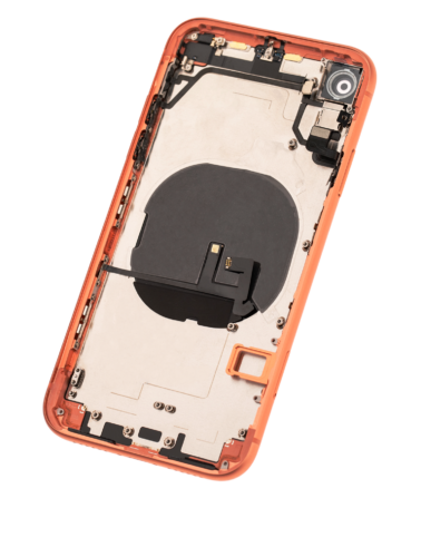 Back châssis W/ Small Components pré-installé pour iPhone XR (Used OEM Pull: Grade B) (corail) – Image 5