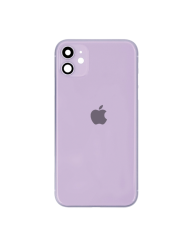 Coque arrière avec petits composants préinstallés pour iPhone 11 (Pièce d'origine d'occasion : Grade A) (Violet) – Image 2