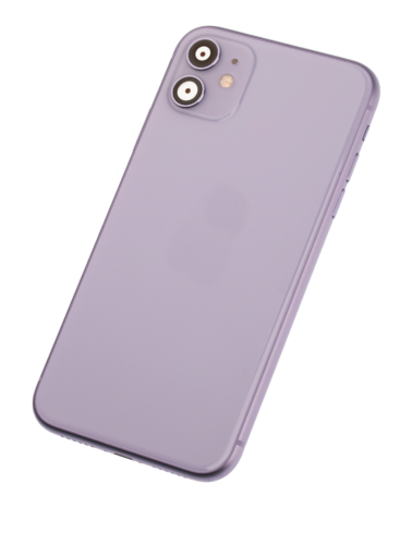 Coque arrière avec petits composants préinstallés pour iPhone 11 (Pièce d'origine d'occasion : Grade A) (Violet) – Image 6
