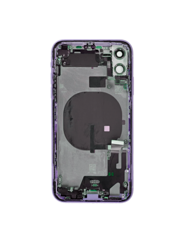 Coque arrière avec petits composants préinstallés pour iPhone 11 (Pièce d'origine d'occasion : Grade A) (Violet) – Image 3