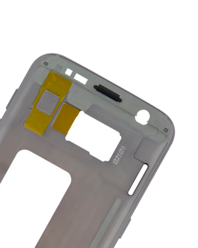 Boîtier intermédiaire pour Samsung Galaxy S7 (avec petites pièces) (noir) – Image 5