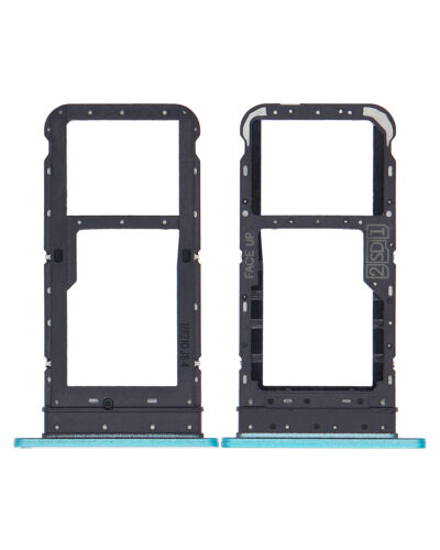 Tiroir double carte SIM pour Motorola Moto E7 (XT2095 / 2020) (Bleu turquoise) – Image 3
