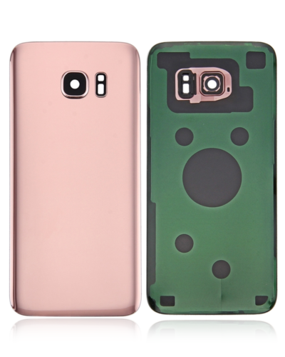 Back Cover Glass With Camera Lens For Samsung Galaxy S7 Edge (Service Pack) (Rose Pink) – Image 6