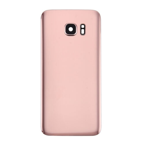 Back Cover Glass With Camera Lens For Samsung Galaxy S7 Edge (Service Pack) (Rose Pink) – Image 5