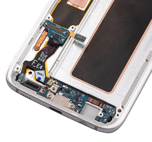 OLED Assembly With Frame For Samsung Galaxy S7 Edge (International / G935F) (Refurbished) (Silver) – Image 3