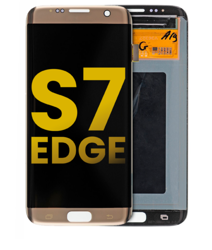 OLED Assembly Without Frame For Samsung Galaxy S7 Edge (Refurbished) (Gold) (All Models) – Image 5