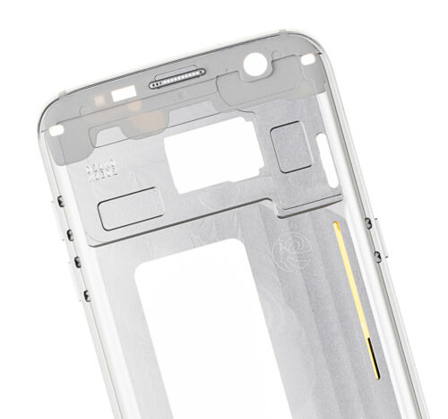 Boîtier intermédiaire pour Samsung Galaxy S7 Edge (avec petites pièces) (blanc) – Image 5