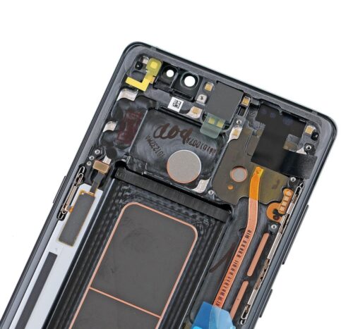OLED Assembly With Frame For Samsung Galaxy Note 8 (Used OEM Pull: Grade A) (Midnight Black) – Image 5