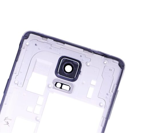 Boîtier intermédiaire pour Samsung Galaxy Note 4 (avec petites pièces) (noir) – Image 5