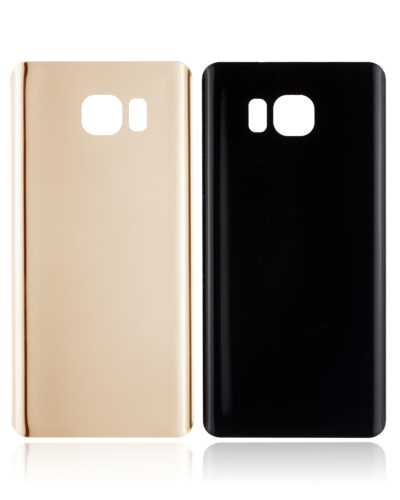 Verre de protection arrière pour Samsung Galaxy Note 5 (sans logo) (Adaptable) (Or platine) – Image 2