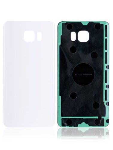 Cache arrière verre pour Samsung Galaxy Note 5 (No Logo) (compatible qualité supérieure) (White Pearl) – Image 4