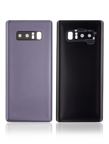 Coque arrière en verre avec objectif pour Samsung Galaxy Note 8 (sans logo) (Adaptable) (Gris orchidée) – Image 6