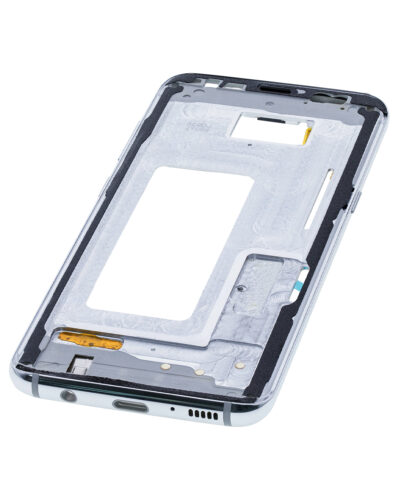 Boîtier intermédiaire pour Samsung Galaxy S8 (avec petites pièces) (Argent arctique) – Image 5