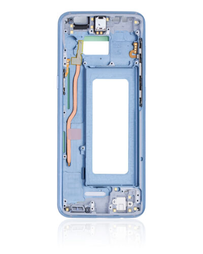Boîtier intermédiaire pour Samsung Galaxy S8 (avec petites pièces) (Bleu corail) – Image 4