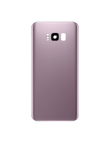 Coque arrière en verre avec objectif pour Samsung Galaxy S8 Plus (sans logo) (compatible Plus) (rose) – Image 2