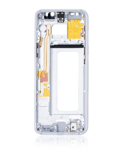 Boîtier intermédiaire pour Samsung Galaxy S8 Plus (avec petites pièces) (Argent arctique) – Image 4