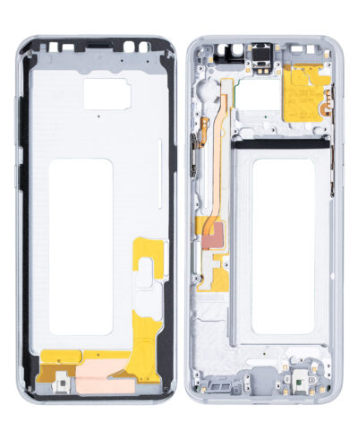 Boîtier intermédiaire pour Samsung Galaxy S8 Plus (avec petites pièces) (Argent arctique) – Image 2