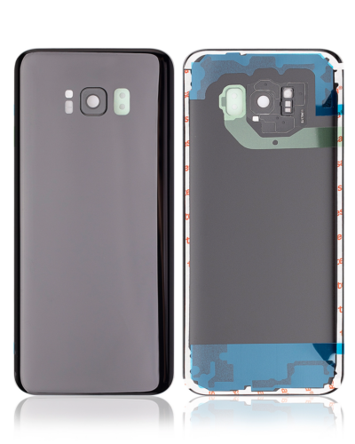 Coque arrière en verre avec objectif de caméra pour Samsung Galaxy S8 Plus (lot de service) (Noir minuit) – Image 8