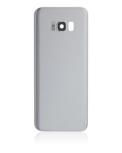 Back Cover Glass With Camera Lens For Samsung Galaxy S8 Plus (No Logo) (Aftermarket Plus) (Arctic Silver) – Image 3