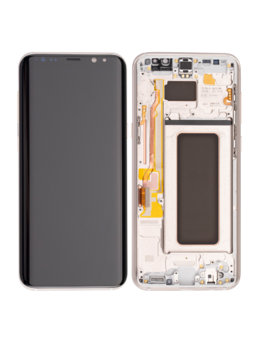 OLED Assembly With Frame For Samsung Galaxy S8 Plus (Aftermarket Plus) (Maple Gold) – Image 8