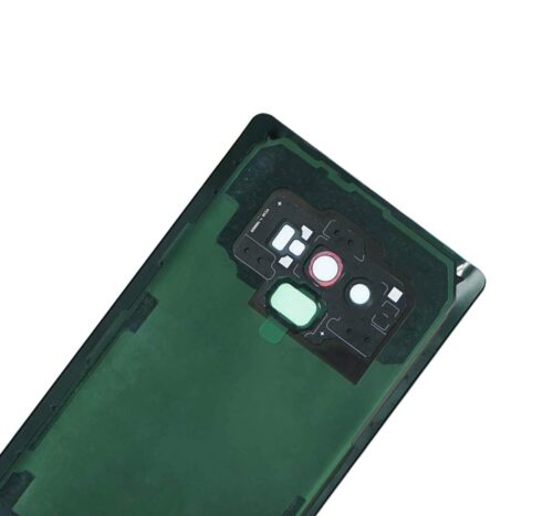 Coque arrière en verre avec objectif pour appareil photo pour Samsung Galaxy Note 9 (sans logo) (Adaptable) (Bleu océan) – Image 2