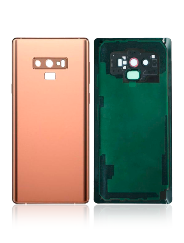 Coque arrière en verre avec objectif pour Samsung Galaxy Note 9 (sans logo) (Pièce de rechange Plus) (Cuivre métallisé) – Image 7