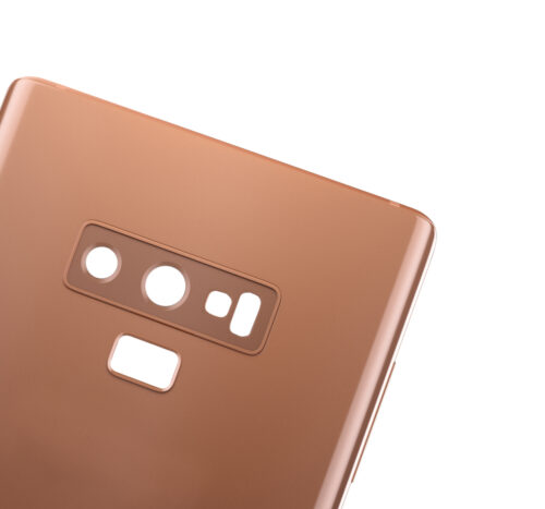 Coque arrière en verre avec objectif pour Samsung Galaxy Note 9 (sans logo) (Pièce de rechange Plus) (Cuivre métallisé) – Image 4