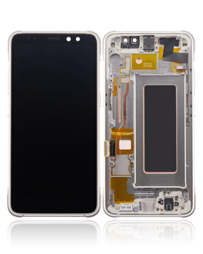 Bloc écran OLED avec cadre pour Samsung Galaxy S8 Active (reconditionné) (Tungsten Gold) – Image 2