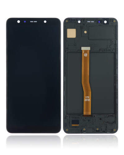 Écran OLED avec cadre pour Samsung Galaxy A7 (A750 / 2018) (Pièce de rechange Plus) (Noir) – Image 2
