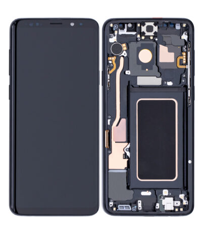 Écran OLED avec cadre pour Samsung Galaxy S9 Plus (reconditionné) (noir minuit) – Image 2