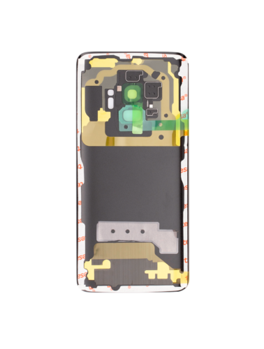 Cache arrière verre avec lentille de caméra pour Samsung Galaxy S9 (No Logo) (compatible qualité supérieure) (Midnight Black) – Image 4