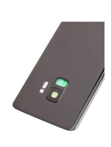 Cache arrière verre avec lentille de caméra pour Samsung Galaxy S9 (No Logo) (compatible qualité supérieure) (Midnight Black) – Image 8