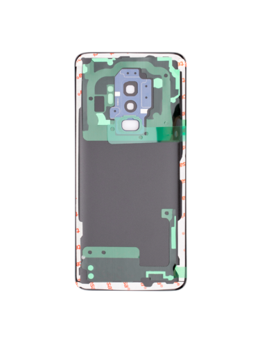 Cache arrière verre avec lentille de caméra pour Samsung Galaxy S9 Plus (No Logo) (compatible qualité supérieure) (Coral Blue) – Image 4