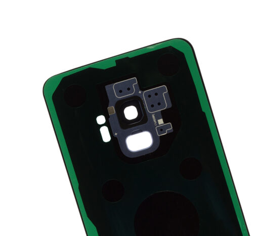 Coque arrière en verre avec objectif pour Samsung Galaxy S9 (sans logo) (Pièce de rechange Plus) (Gris titane) – Image 4