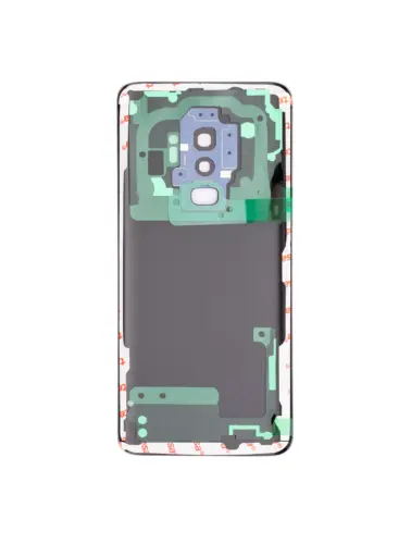 Cache arrière verre avec lentille de caméra pour Samsung Galaxy S9 Plus (Service Pack) (Coral Blue) – Image 2